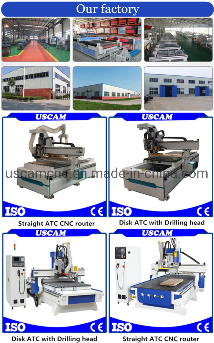 High Quality Servo Motor Automatic Tool Changer 3D Wood Working 1325/2040 CNC Router Engraving Machine with CE FDA