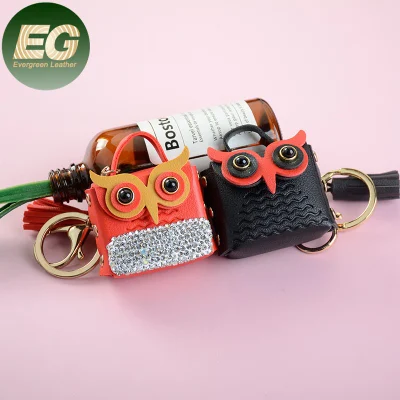 FT093 Purse Airpod Case PU Rhinestone Bulk Women Wholesale Fashion Girl Car Charm Leather Luxury Cute Bag Accessory Owl Keychain