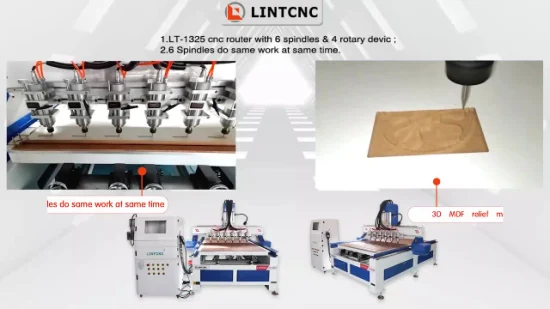 Hot Sale 1325 1520 1530 Woodworking CNC Router Machine Furniture Industry